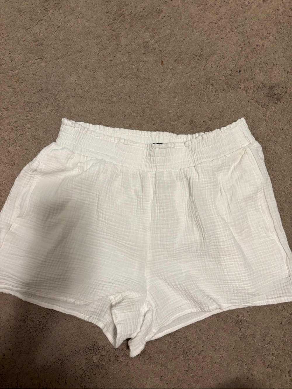 Express women’s gauzy white summer short